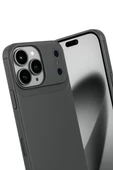 Newface Apple iPhone 17 Pro Auto Focus Karbon Kapak - Gri thumbnail 3