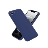 Newface Apple iPhone 16E Kılıf First Silikon - Lacivert thumbnail 2