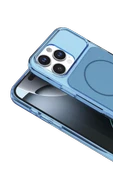 Joko Apple iPhone 16 Pro Max Bruma Magsafe Kapak - Mavi thumbnail 2