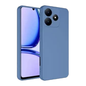 Newface Realme C61 Kılıf First Silikon - Mavi thumbnail 2