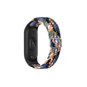 Newface Xiaomi Mi Band 7 Star Kordon - Gri-Turuncu thumbnail 3