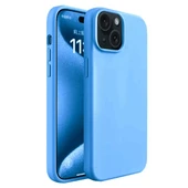 Newface Apple iPhone 15 Kılıf First Silikon - Mavi thumbnail 3