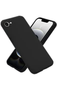 Newface Apple iPhone 16E Kılıf First Silikon - Siyah thumbnail 1