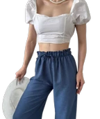 Beli Büzgülü Pantolon thumbnail 2