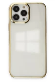 Newface Apple iPhone 13 Pro Max Kılıf Element Silikon - Gold thumbnail 1