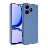 Newface Realme C61 Kılıf First Silikon - Mavi thumbnail 3