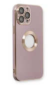 Newface Apple iPhone 13 Pro Kılıf Store Silikon - Mor thumbnail 1