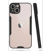 Newface Apple iPhone 14 Plus Kılıf Platin Silikon - Siyah thumbnail 2