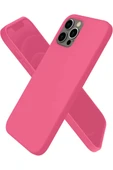 Newface Apple iPhone 12 Pro Kılıf First Silikon - Pembe thumbnail 1