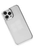 Newface Apple iPhone 14 Pro Max Kılıf Element Silikon - Gümüş thumbnail 3