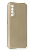 Newface Realme 7 Kılıf First Silikon - Gold thumbnail 2