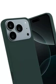 Newface Apple iPhone 17 Pro Max First Silikon - Koyu Yeşil thumbnail 3