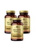 Solgar Biotin 5000 mcg 50 Kapsül X3 Adet thumbnail 1
