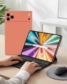 Android Tablet Klavyeli Set Stylus Kalem Kılıf Cam Dahil thumbnail 1