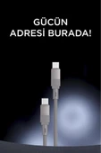 Şarj Kablosu Type-C to Type-C Örgü 60W Data Kablo U18 thumbnail 3