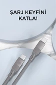 Şarj Kablosu Type-C to Type-C Örgü 60W Data Kablo U18 thumbnail 4