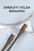 Şarj Kablosu Type-C to Type-C Örgü 60W Data Kablo U18 thumbnail 11