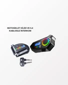 BLUETOOTH 5.4 KABLOSUZ İNTERKOM+ MOTOR DİSK KİLİDİ thumbnail 1