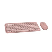 Logitech Pebble 2 Combo 920-012247 Pembe TKL Kablosuz Klavye Mouse Seti thumbnail 2