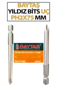 Yıldız Bits Vidalama Ucu Baytaş Ph2x75 mm (1 Adet) thumbnail 1