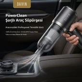 Daivin Powerclean Şarjlı Araç Süpürgesi thumbnail 3