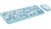 Mofii No666 Mavi Klavye Mouse Set thumbnail 1
