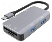ZR785 6 İn 1 Nk-3049H Usb-C Multi-Function Çevirici thumbnail 1