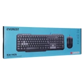 Everest KM-1435 Siyah Usb Q Multimedia Klavye + Mouse Set thumbnail 2
