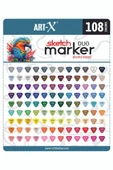 Art-X Sketch Marker Çift Taraflı 108 Renk thumbnail 3
