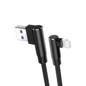 Usb To Lightning 2.4A Kablo - Siyah thumbnail 2