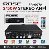 ROSE FR-007A 2*50W STEREO ANFİ thumbnail 1
