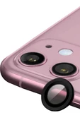 Newface Apple iPhone 11 Raze Metal Kamera Lens - Siyah thumbnail 1