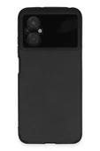 Newface Xiaomi Poco M5 Kılıf Loop Deri Silikon - Siyah thumbnail 1