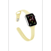 Newface Apple Watch 38mm Klasik Kordon - Sarı thumbnail 2