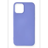 Newface Apple iPhone 12 Mini Kılıf First Silikon - Mor thumbnail 2