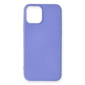 Newface Apple iPhone 12 Mini Kılıf First Silikon - Mor thumbnail 3