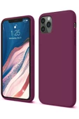 Newface Apple iPhone 11 Pro Kılıf First Silikon - Mürdüm thumbnail 1