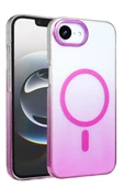 Newface Apple iPhone 16E Glossy Magsafe Kapak - Mor thumbnail 1
