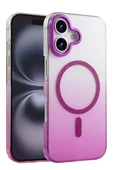 Newface Apple iPhone 16 Plus Glossy Magsafe Kapak - Mor thumbnail 1