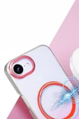 Newface Apple iPhone 16E Glossy Magsafe Kapak - Mor thumbnail 2