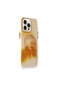 Joko Apple iPhone 15 Pro Max Phantom Magsafe Kapak - Gold thumbnail 2