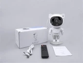Çocuklara Özel Projeksiyon Astronot Lamba Speaker Sevimli thumbnail 2
