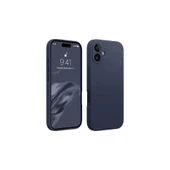 iPhone 16 Uyumlu Kılıf First Silikon - Lacivert thumbnail 1