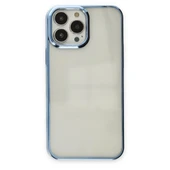 iPhone 13 Uyumlu Pro Kılıf Element Silikon - Sky Blue thumbnail 1