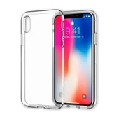iPhone X Kılıf Lüx Şeffaf Silikon thumbnail 1