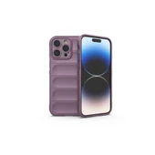 iPhone 14 Uyumlu Pro Max Kılıf Optimum Silikon - Mor thumbnail 1