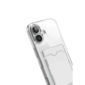 iPhone 17 Uyumlu Kart Şeffaf Silikon - Şeffaf thumbnail 2