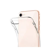iPhone 7 Uyumlu Kılıf Lüx Şeffaf Silikon thumbnail 2