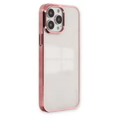 iPhone 14 Uyumlu Pro Kılıf Element Silikon - Pembe thumbnail 2