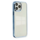 iPhone 14 Uyumlu Pro Kılıf Element Silikon - Sky Blue thumbnail 2